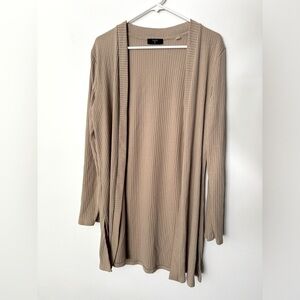 Tahari Ribbed Duster Sz L